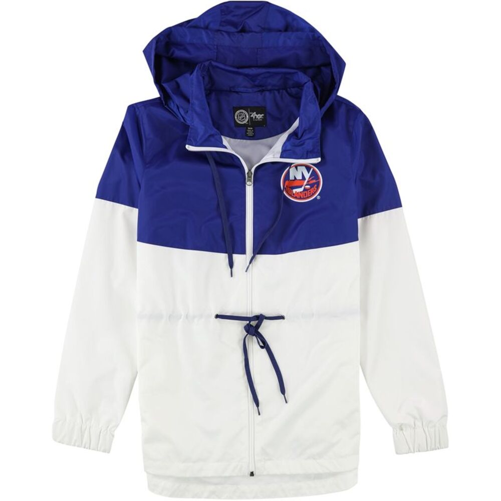 G-III Sports Womens New York Islanders Jacket, White, S, DM